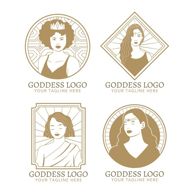 女神女人logo标志