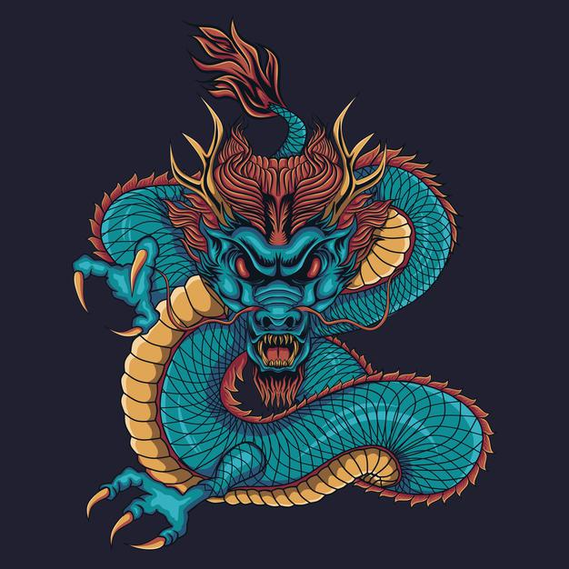 蓝色神龙