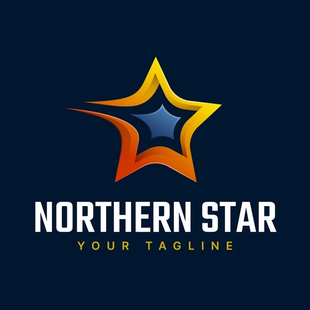 星星北极星logo标志